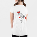Heart balloon illustration kids t-shirt