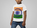 Indian tricolour kids t-shirt