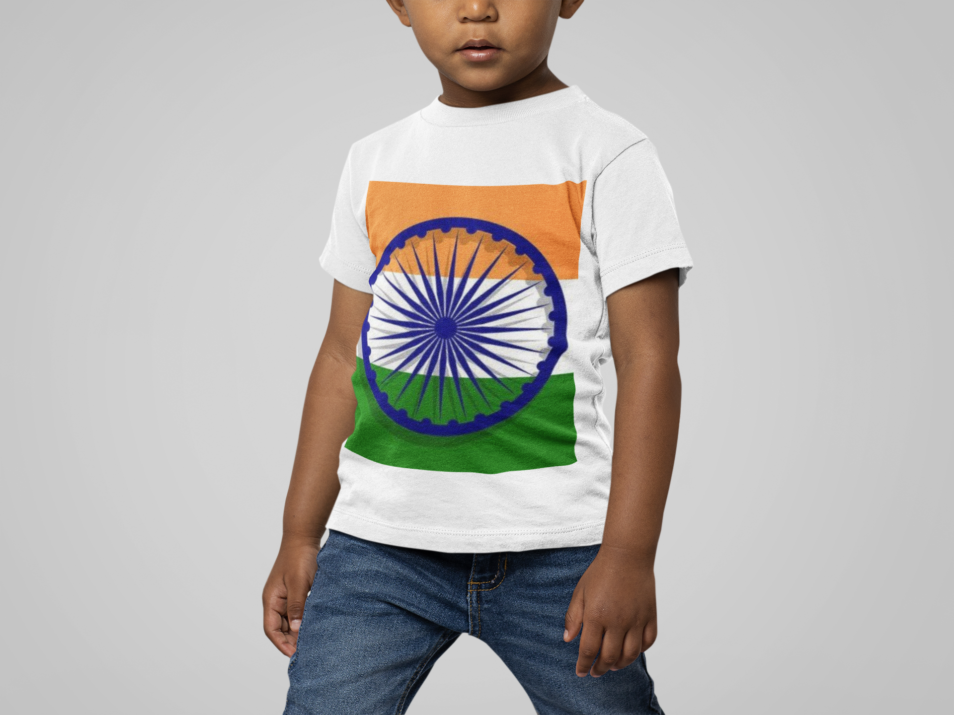 Indian tricolour kids t-shirt
