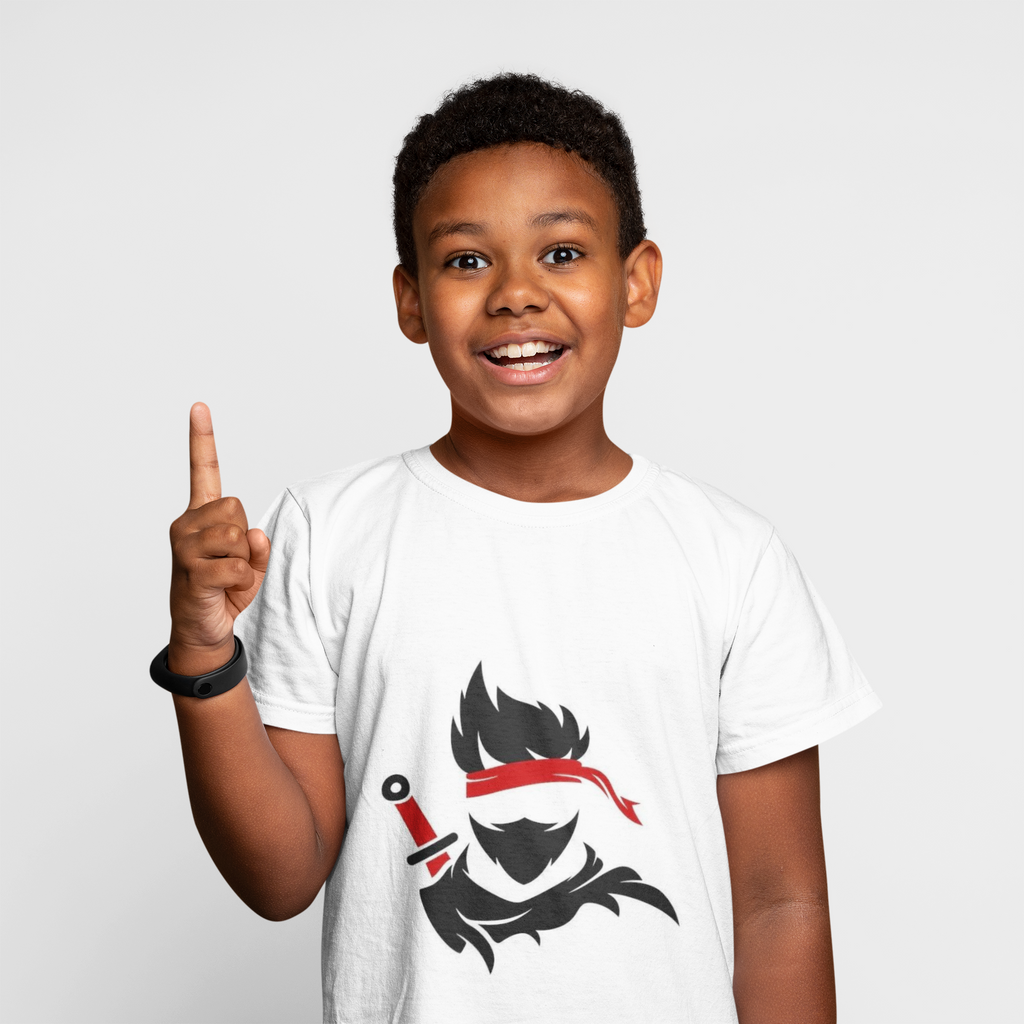 shadow ninja kids graphic t-shirt