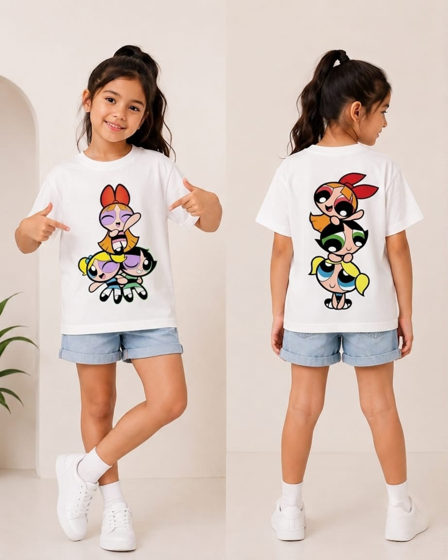 powerpuff girls graphic t-shirt
