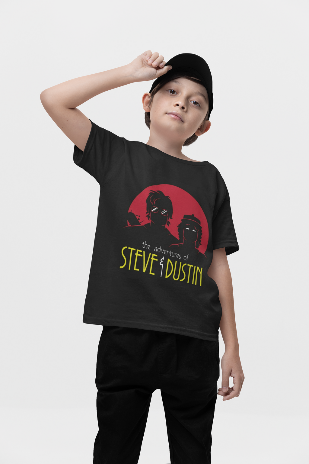 Adventures of Steve & Dustin Kids T-Shirt