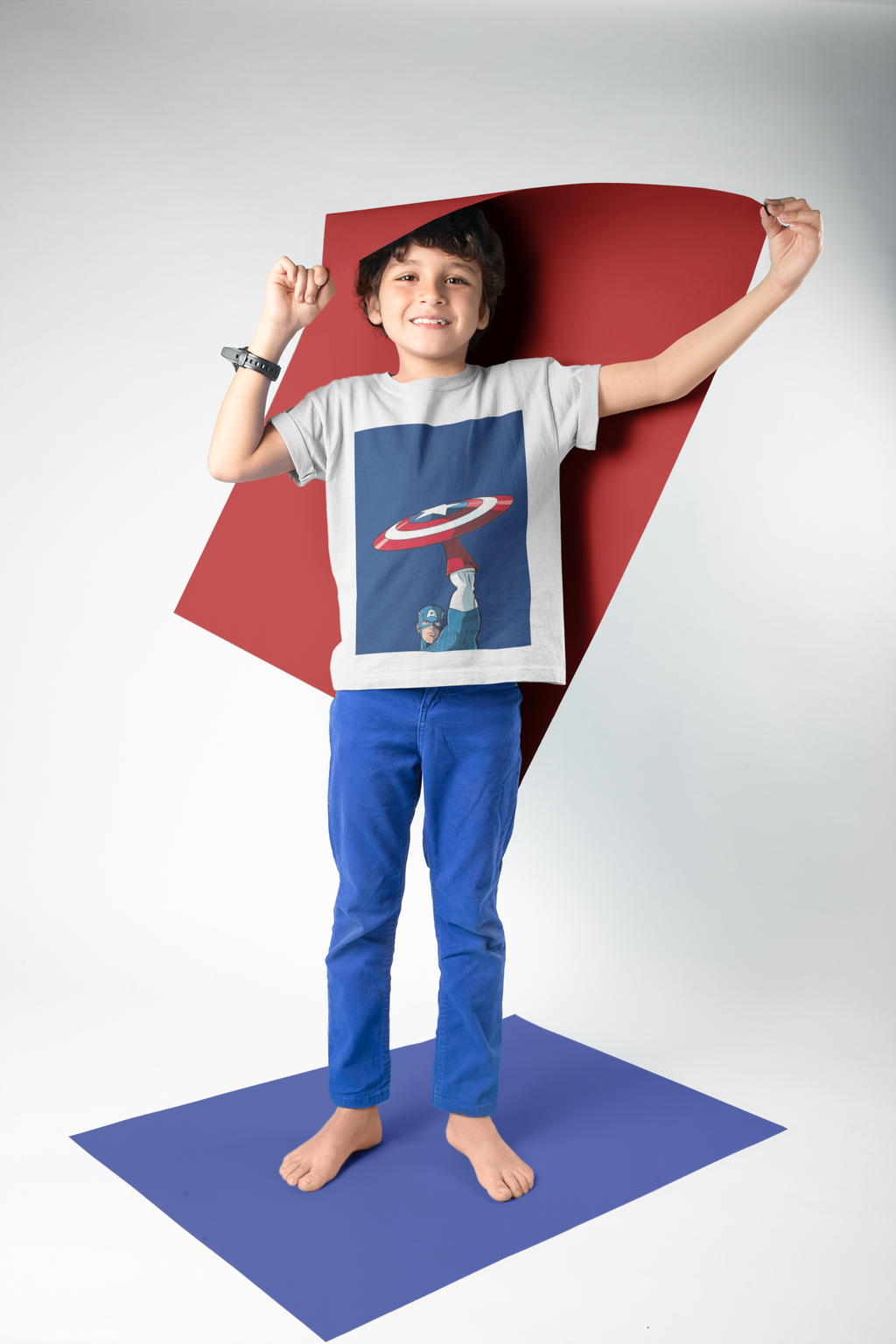 Captain America graphic t-shirt
