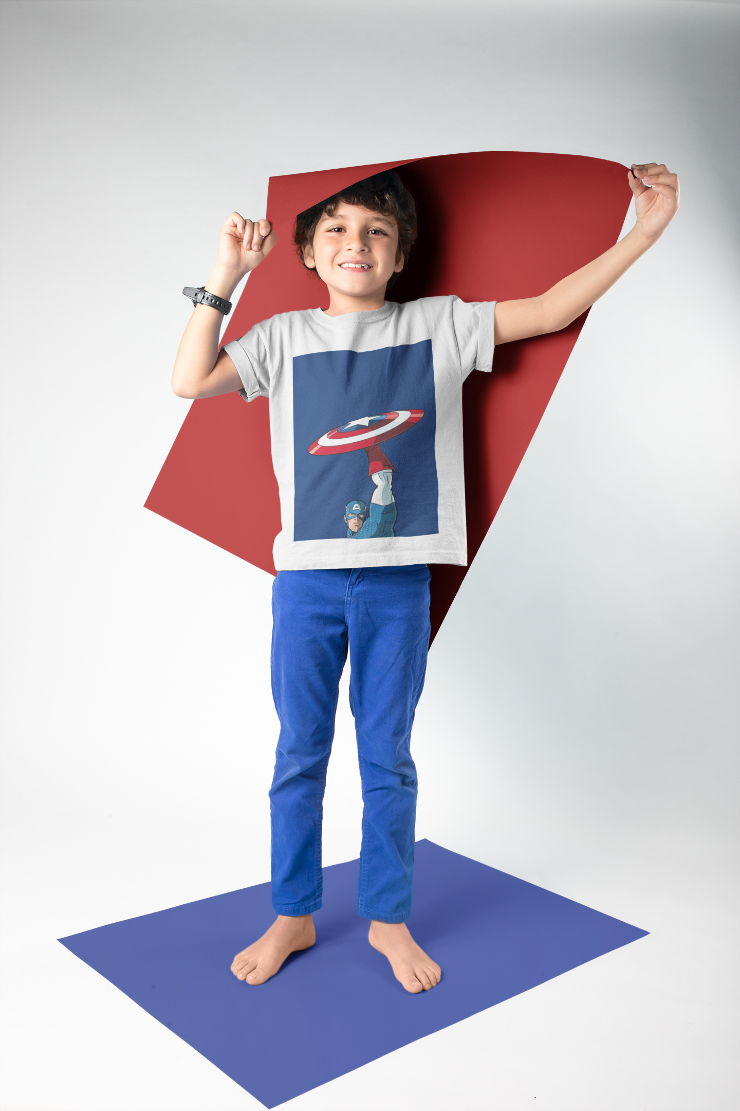 Captain America graphic t-shirt