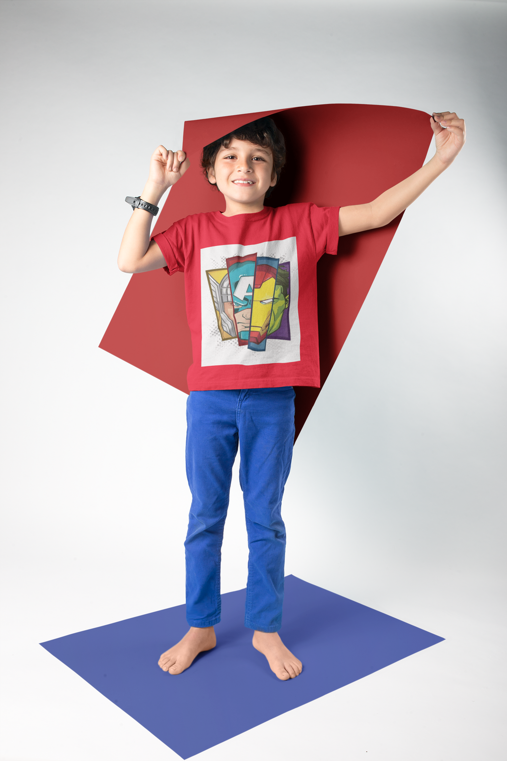 Marvel faces t-shirt
