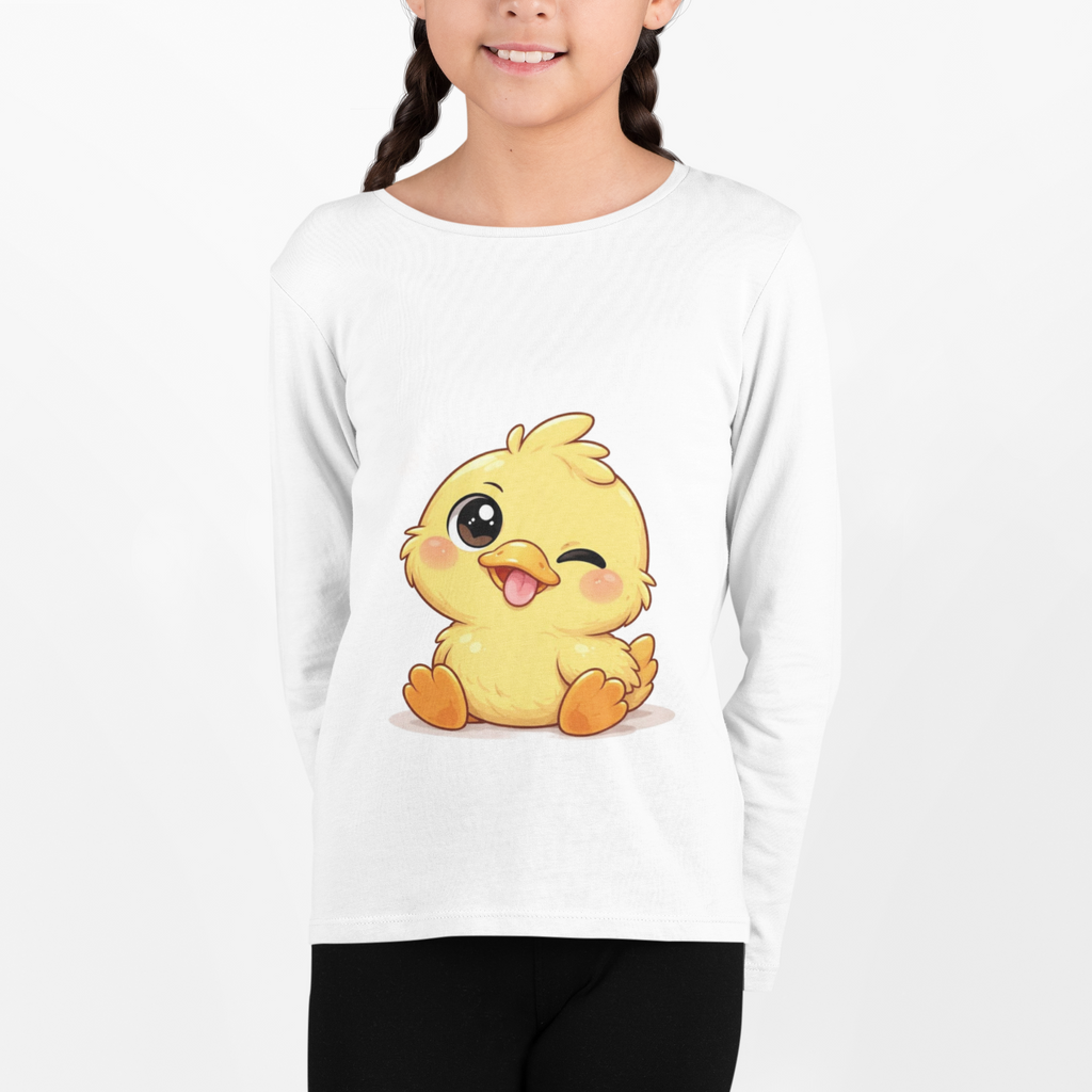 cute chick graphic t-shirt