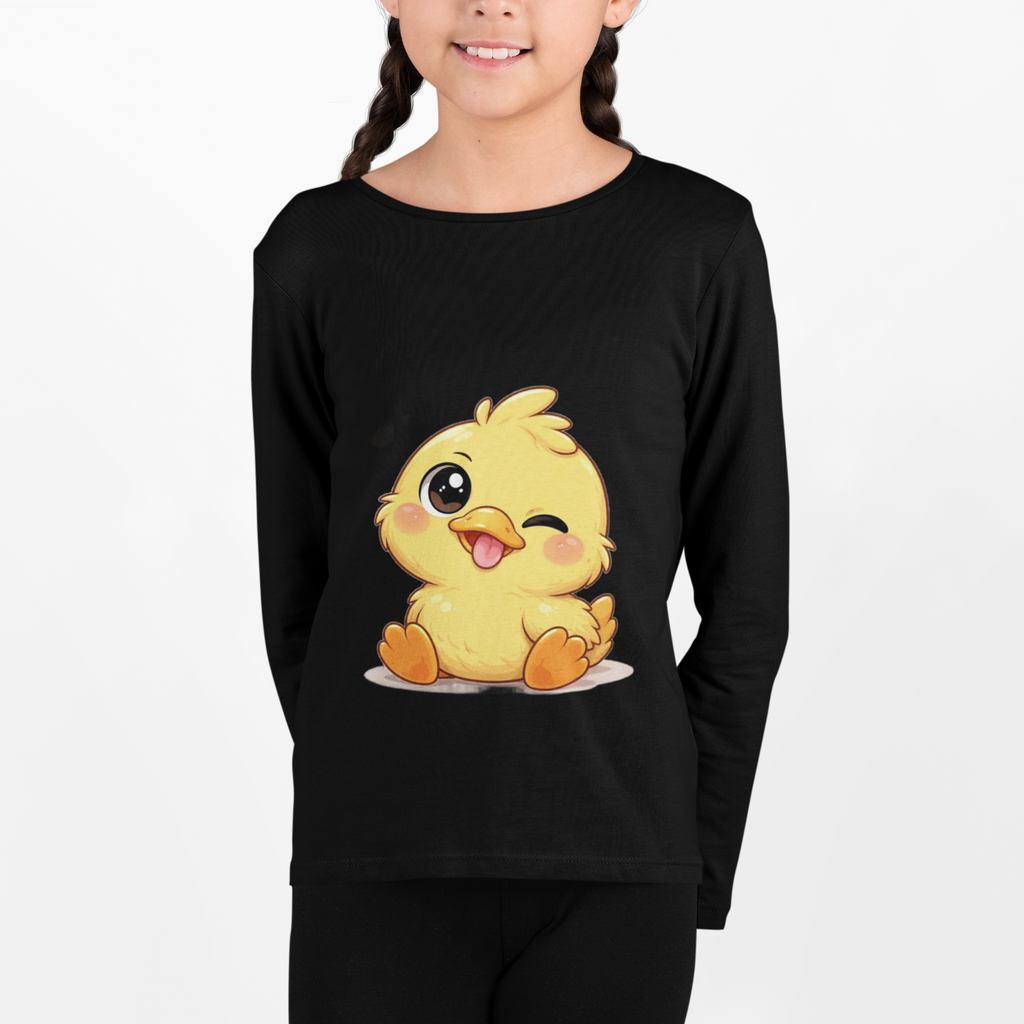 cute chick graphic t-shirt