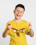 Angry bird face kids t-shirt