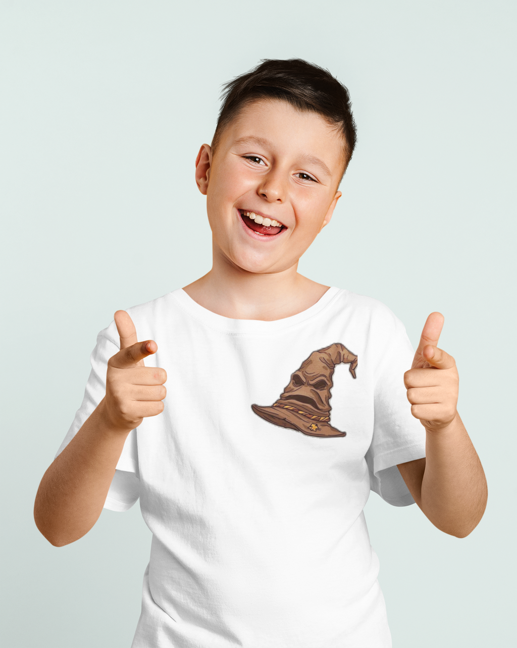 WIZARD HAT KIDS T-SHIRT - MAGICAL FANTASY GRAPHIC TEE