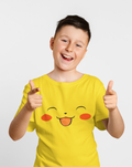Cute happy face kids graphic t-shirt