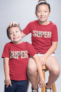 Super brother & Super sister matching kids t-shirt