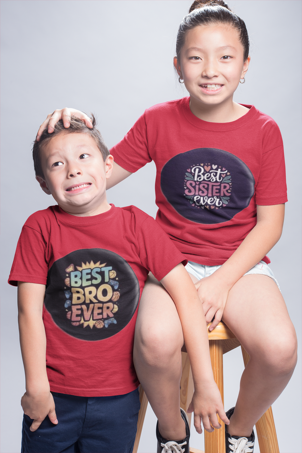 Best bro and Best sister kids t-shirt